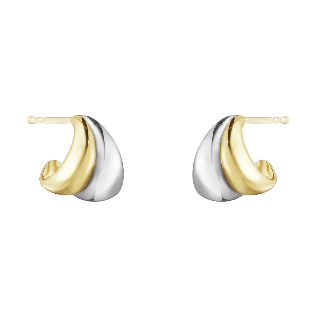 Georg Jensen - Curve Sculptural Earrings - Tustains Jewellers