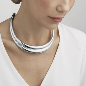 Georg Jensen - Curve Sculptural Neck Ring - Tustains Jewellers
