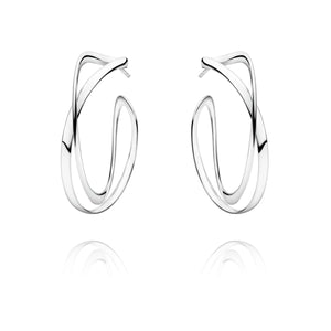 Georg Jensen - Large Infinity Earhoop - Tustains Jewellers