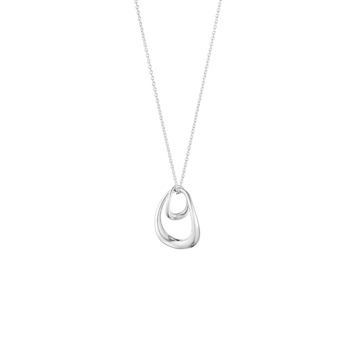 Georg Jensen - Large Silver Offspring Necklace - Tustains Jewellers