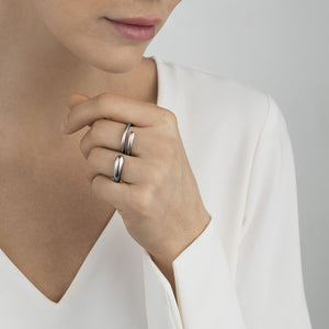 Georg Jensen - Mercy Double Ring - Tustains Jewellers