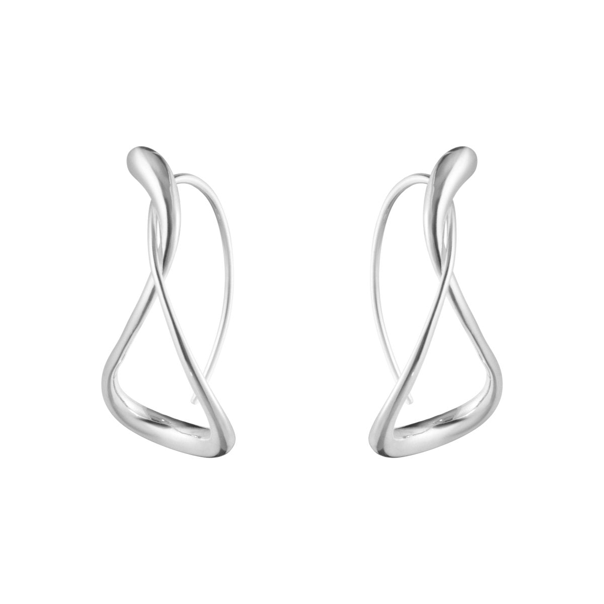 Georg Jensen - Mercy Large Earhoops - Tustains Jewellers