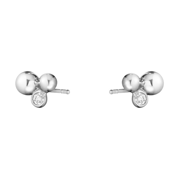 Georg Jensen - Moonlight Grape Studs with Diamonds - Tustains Jewellers