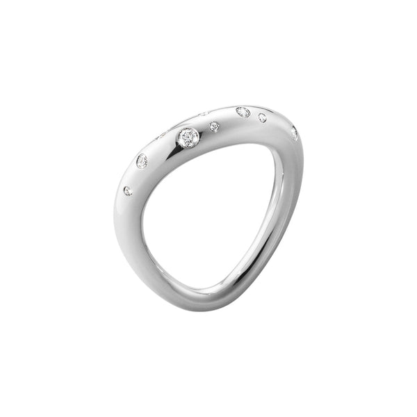 Georg Jensen - Offspring Ring with Diamonds - Tustains Jewellers