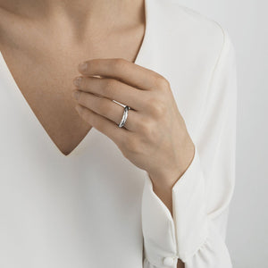 Georg Jensen - Offspring Ring with Diamonds - Tustains Jewellers