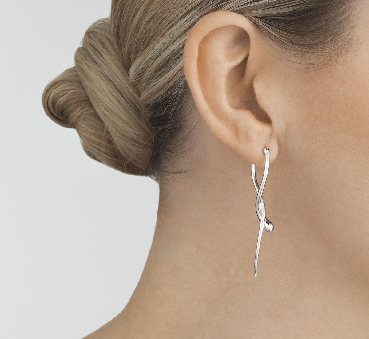 George Jensen - Mercy Twist Drop Earrings - Tustains Jewellers