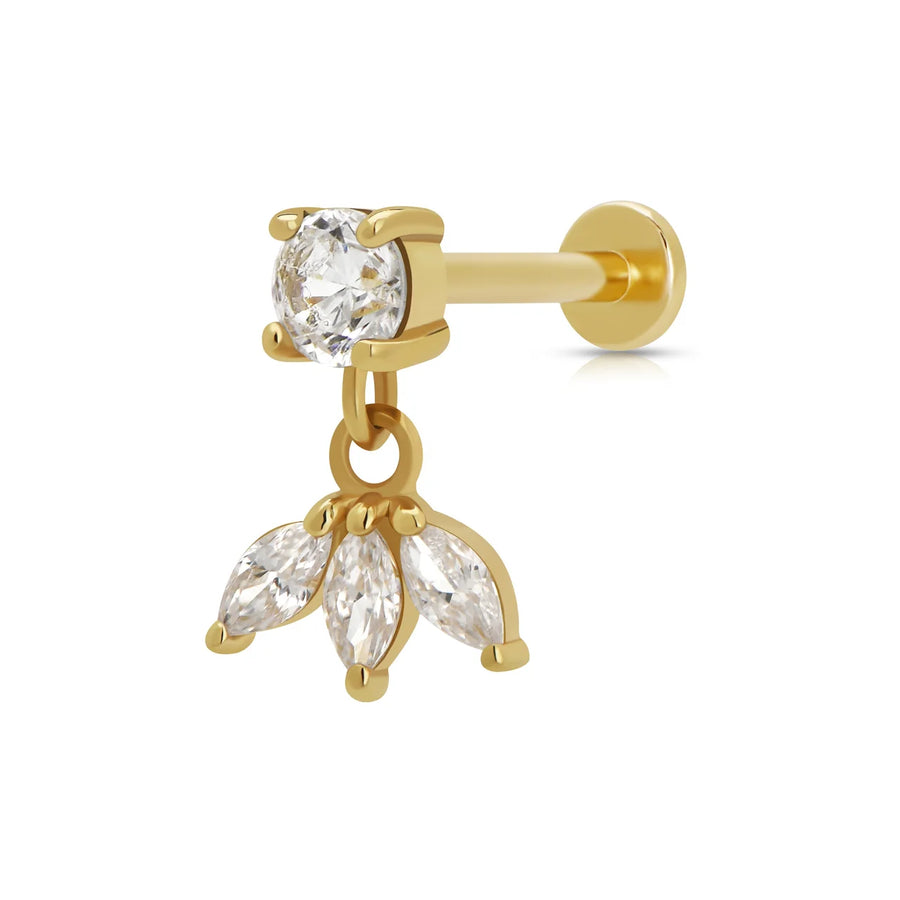 Scream Pretty Princess Flat Back Earring