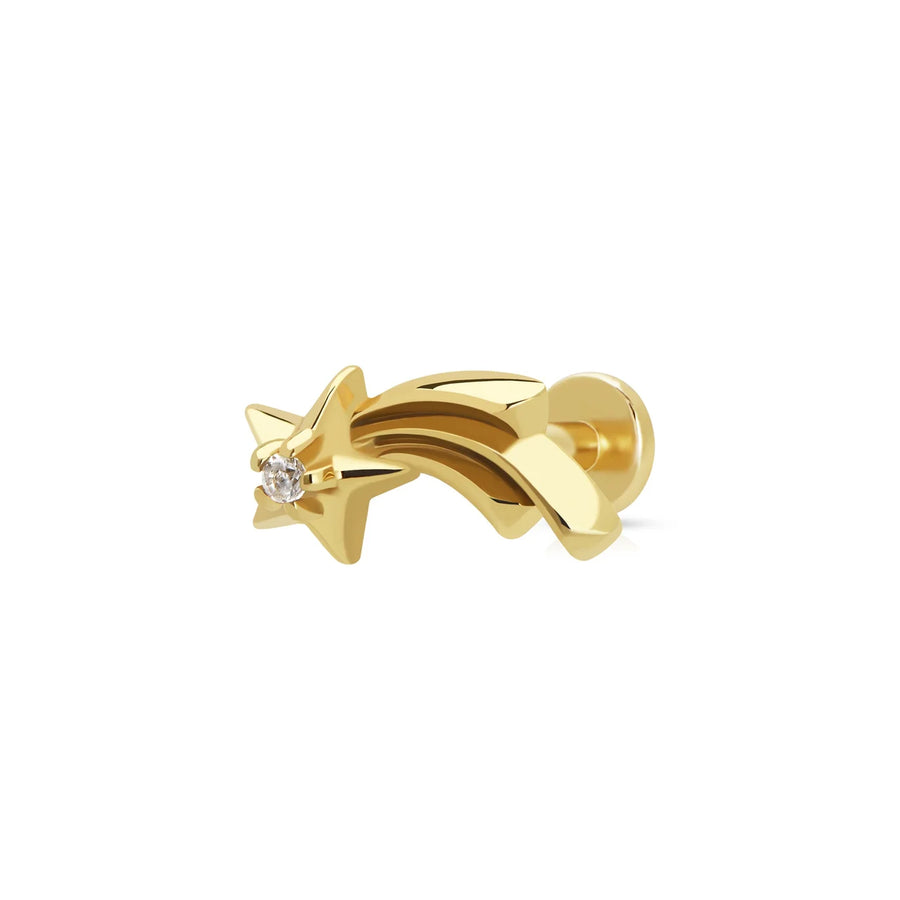 Scream Pretty Sparkling Shooting Star Helix Flat Back Earring