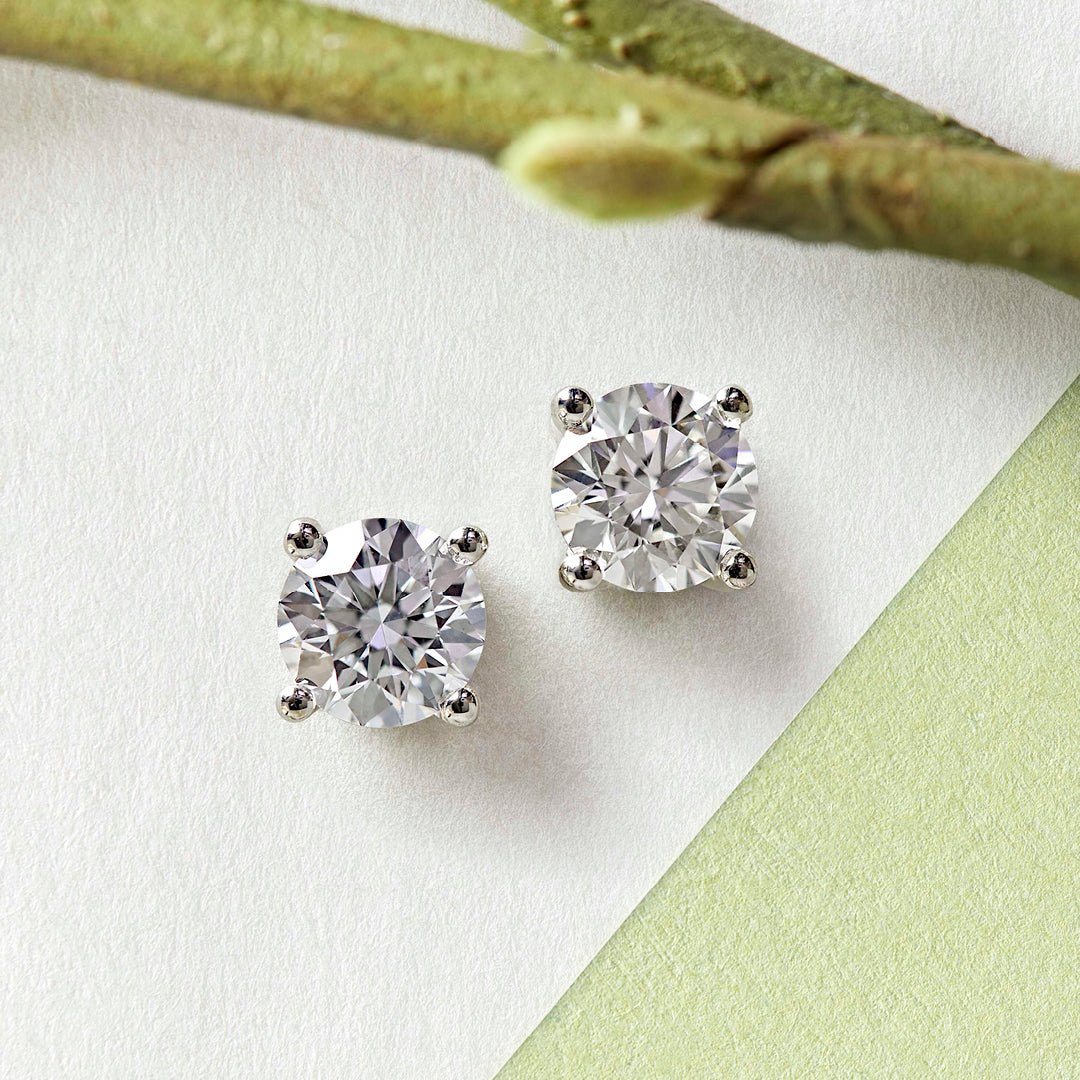 Lab Grown - 1.40ct Stud Earrings - Tustains Jewellers