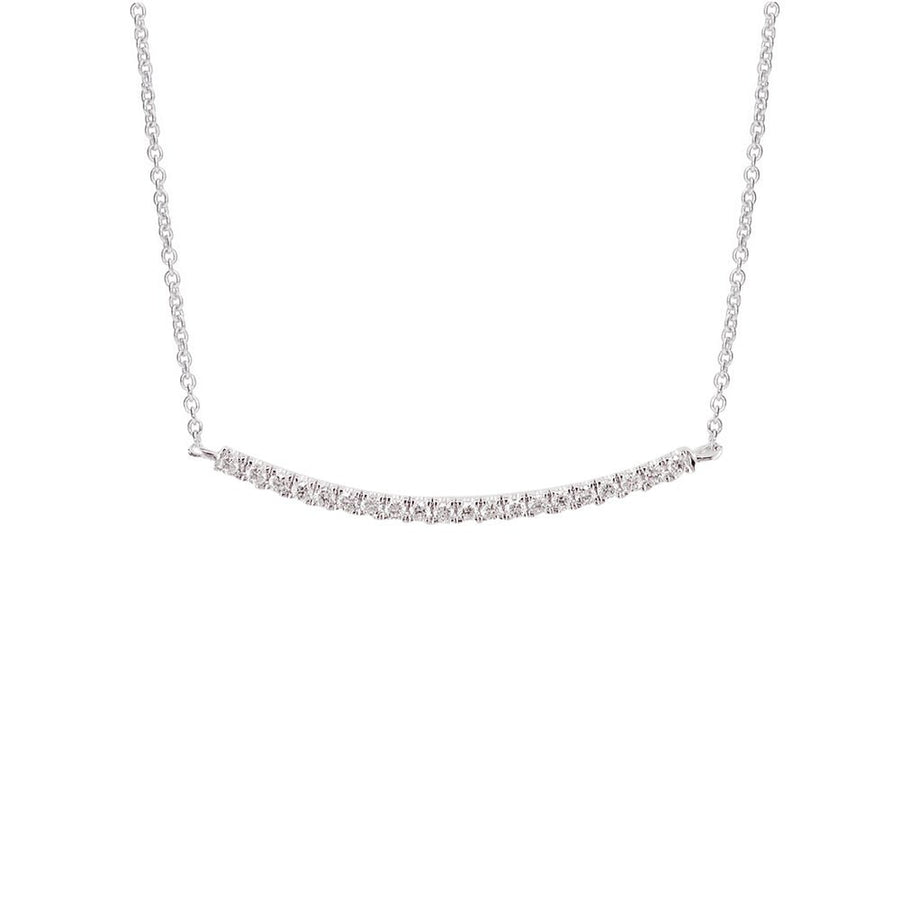 London Road - Diamond Bar Necklace - Tustains Jewellers