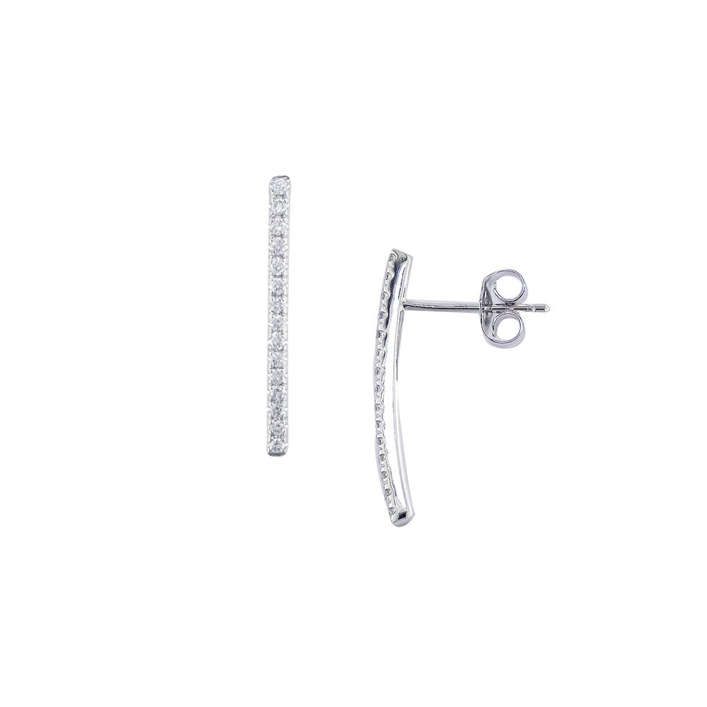 London Road - Diamond Drop Earrings - Tustains Jewellers