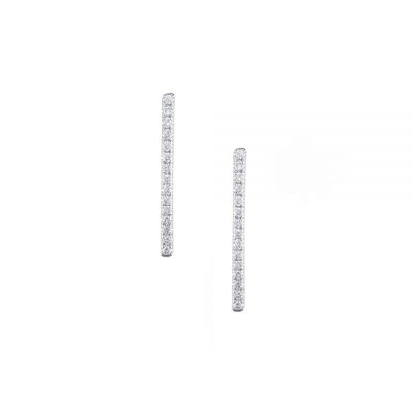 London Road - Diamond Drop Earrings - Tustains Jewellers