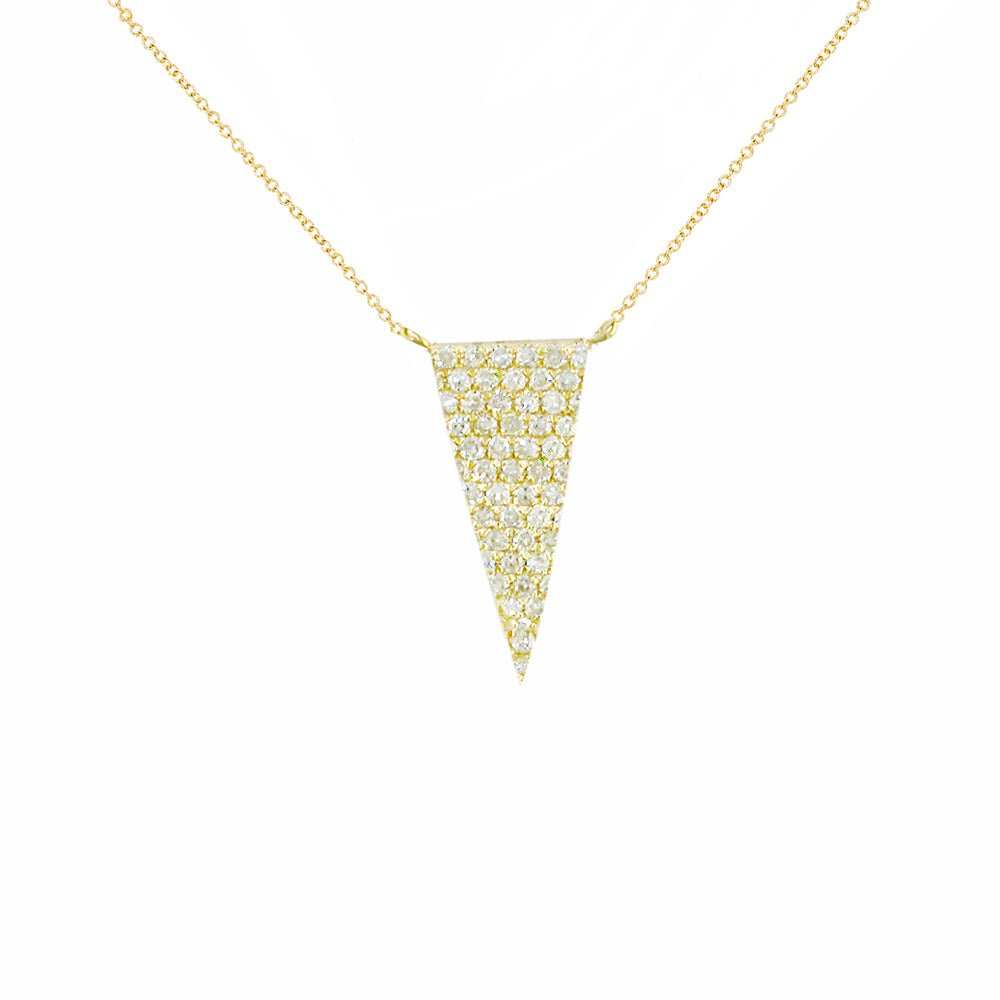 London Road - Diamond Triangle Pendant - Tustains Jewellers