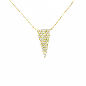 London Road - Diamond Triangle Pendant - Tustains Jewellers