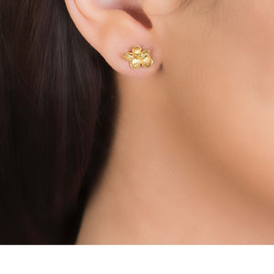 London Road - Falling Leaf Stud Earrings - Tustains Jewellers