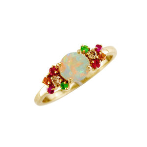 London Road - Opal & Multi Gem Ring - Tustains Jewellers
