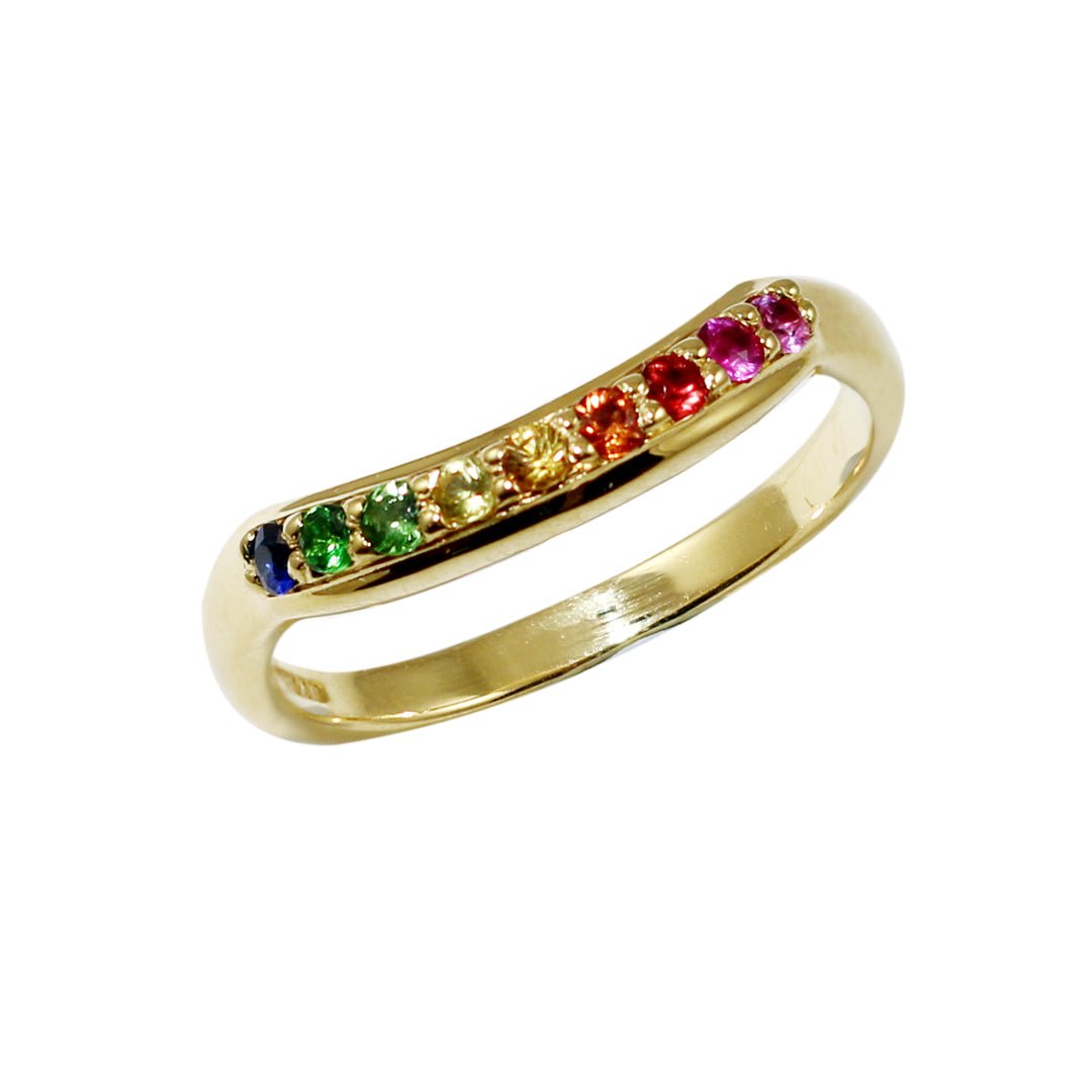 London Road - Rainbow Ring - Tustains Jewellers