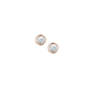 London Road - Rose Diamond Studs 0.20ct - Tustains Jewellers