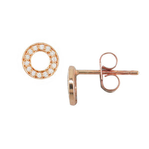 London Road - Rose Meridian Stud Earrings - Tustains Jewellers