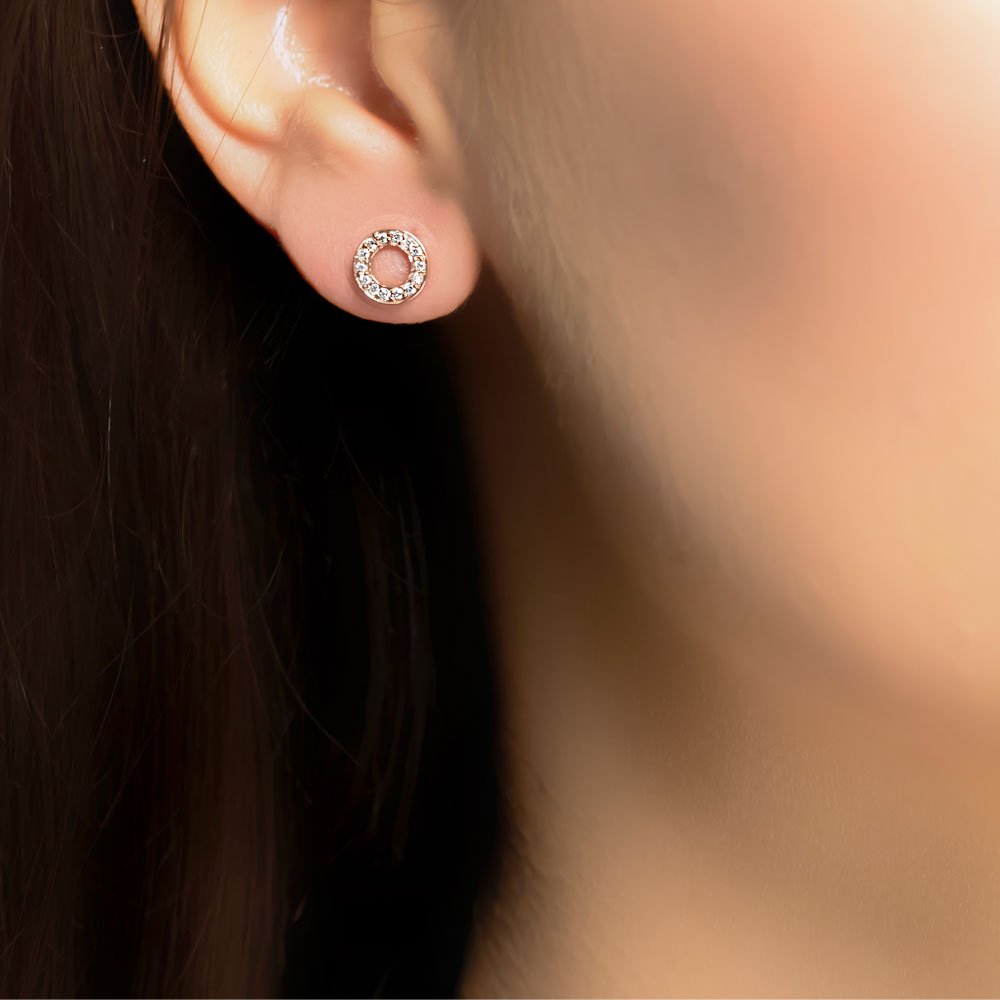 London Road - Rose Meridian Stud Earrings - Tustains Jewellers