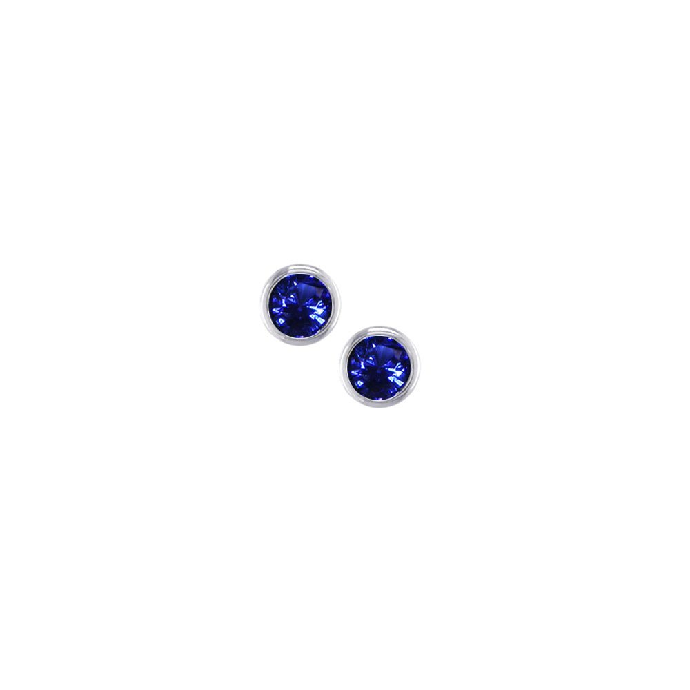 London Road - Sapphire Studs - Tustains Jewellers