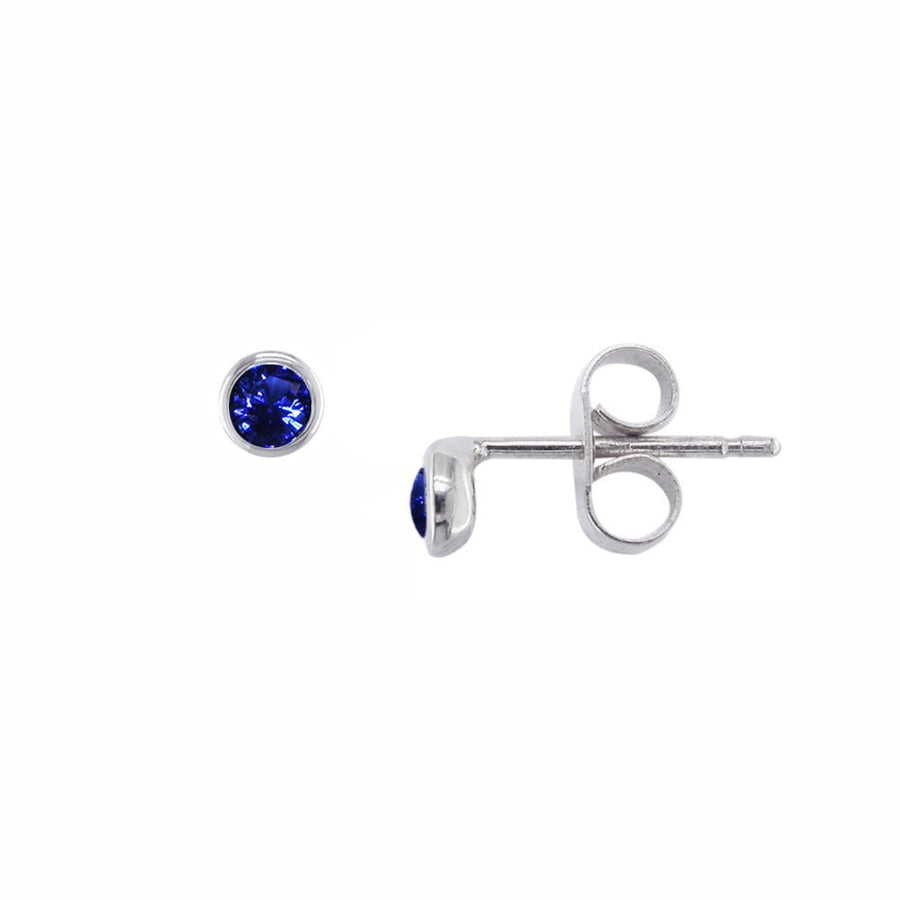 London Road - Sapphire Studs - Tustains Jewellers