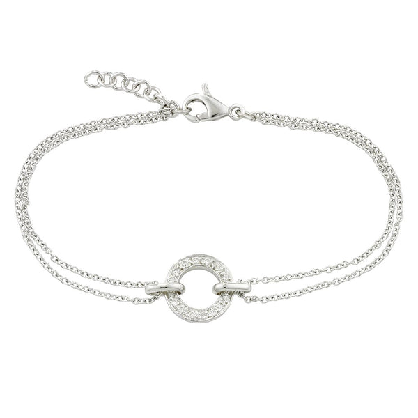 London Road - White Circle Bracelet - Tustains Jewellers