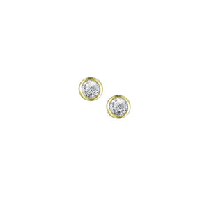 London Road - Yellow Diamond Studs 0.20ct - Tustains Jewellers