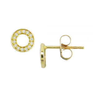 London Road - Yellow Meridian Stud Earrings - Tustains Jewellers
