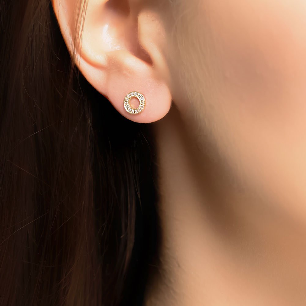 London Road - Yellow Meridian Stud Earrings - Tustains Jewellers