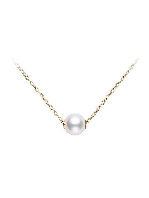 Mikimoto Pearl Drop Pendant - Tustains Jewellers