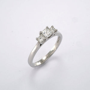 Princess 3 stone 0.50ct - Tustains Jewellers