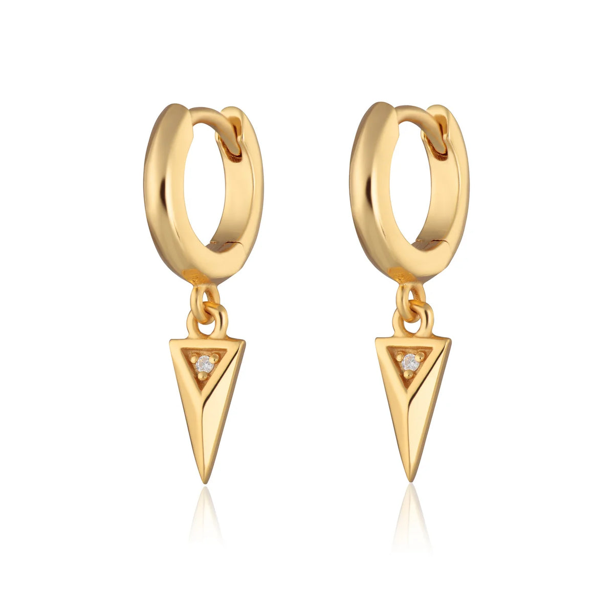 Scream Pretty Rebel Charm Hoop Earrings
