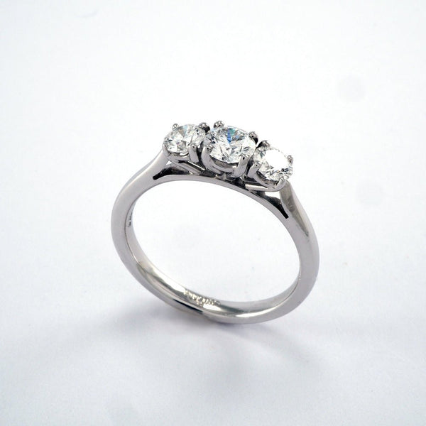 Round 3 stone 0.76ct - Tustains Jewellers