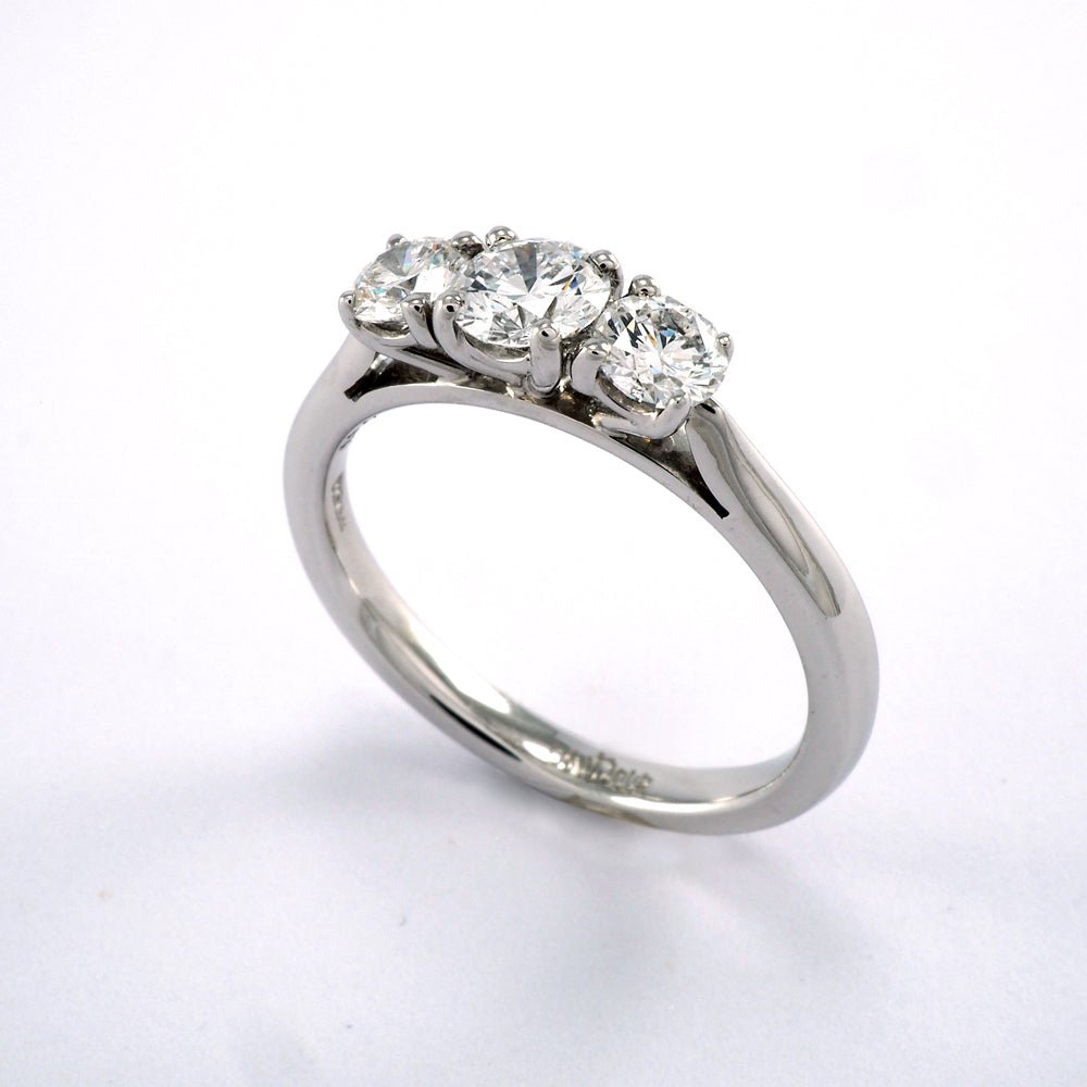 Round 3 stone 0.76ct - Tustains Jewellers