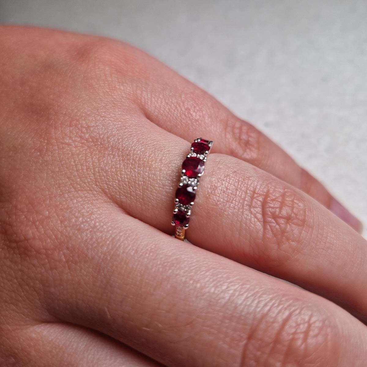 Ruby and Diamond Ring - Tustains Jewellers