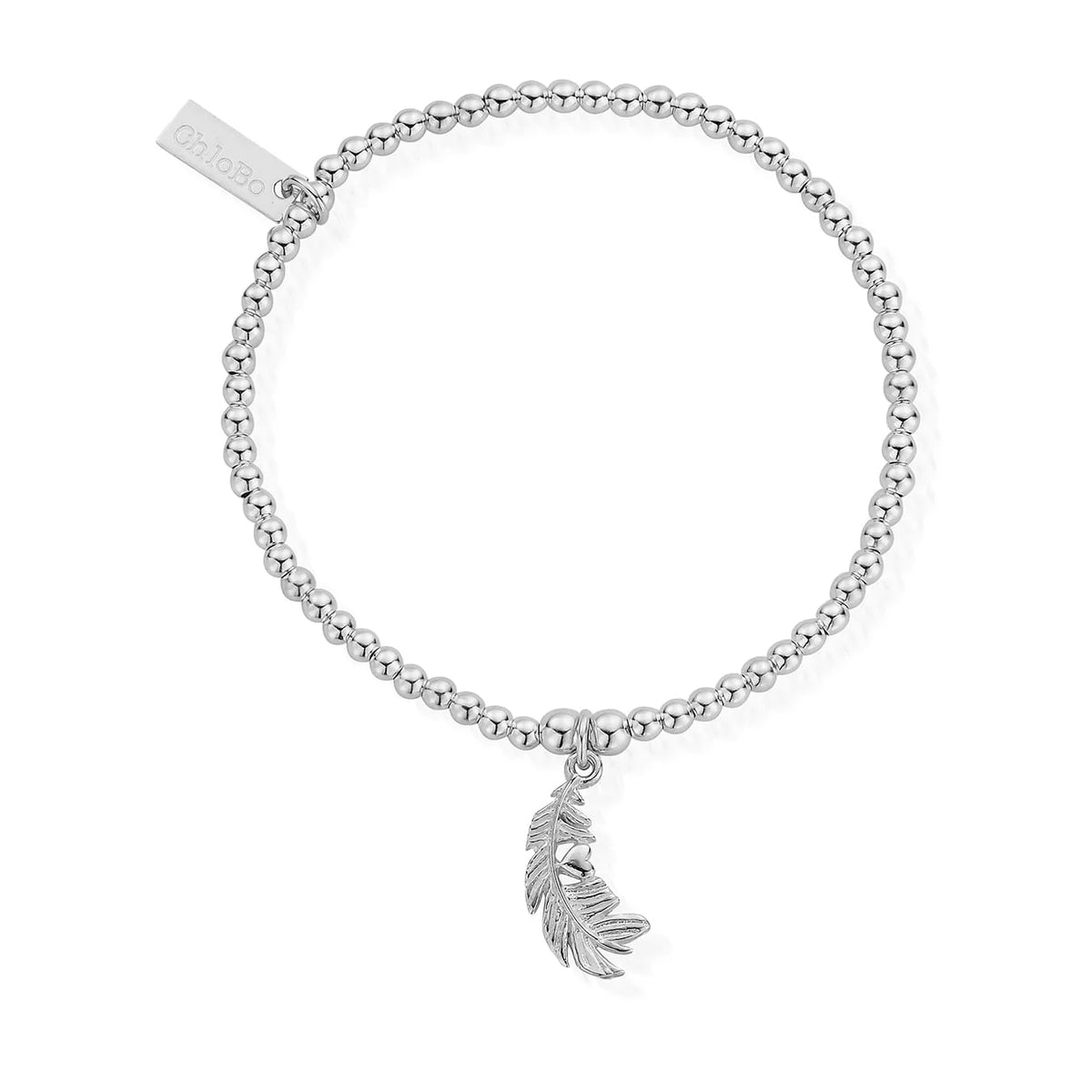 Cute Charm Heart in Feather Bracelet