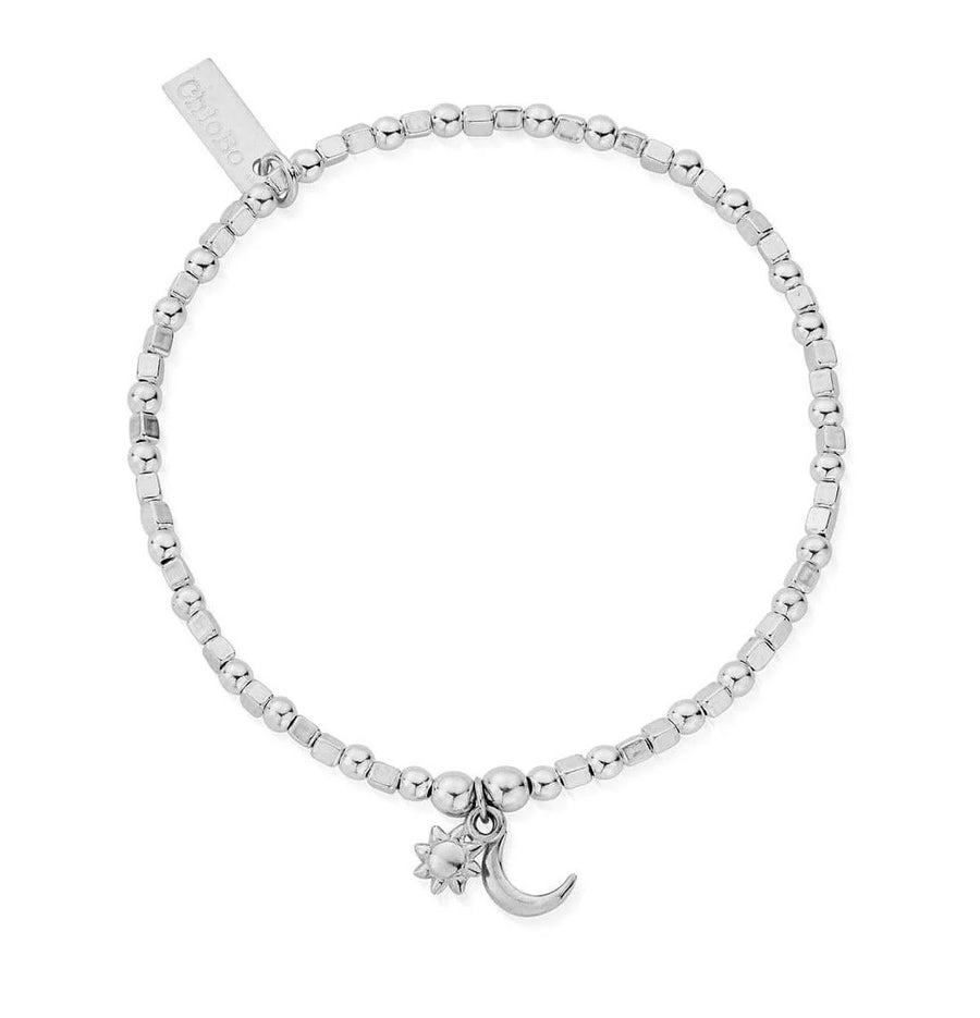 Dainty Moon & Sun Charm Bracelet