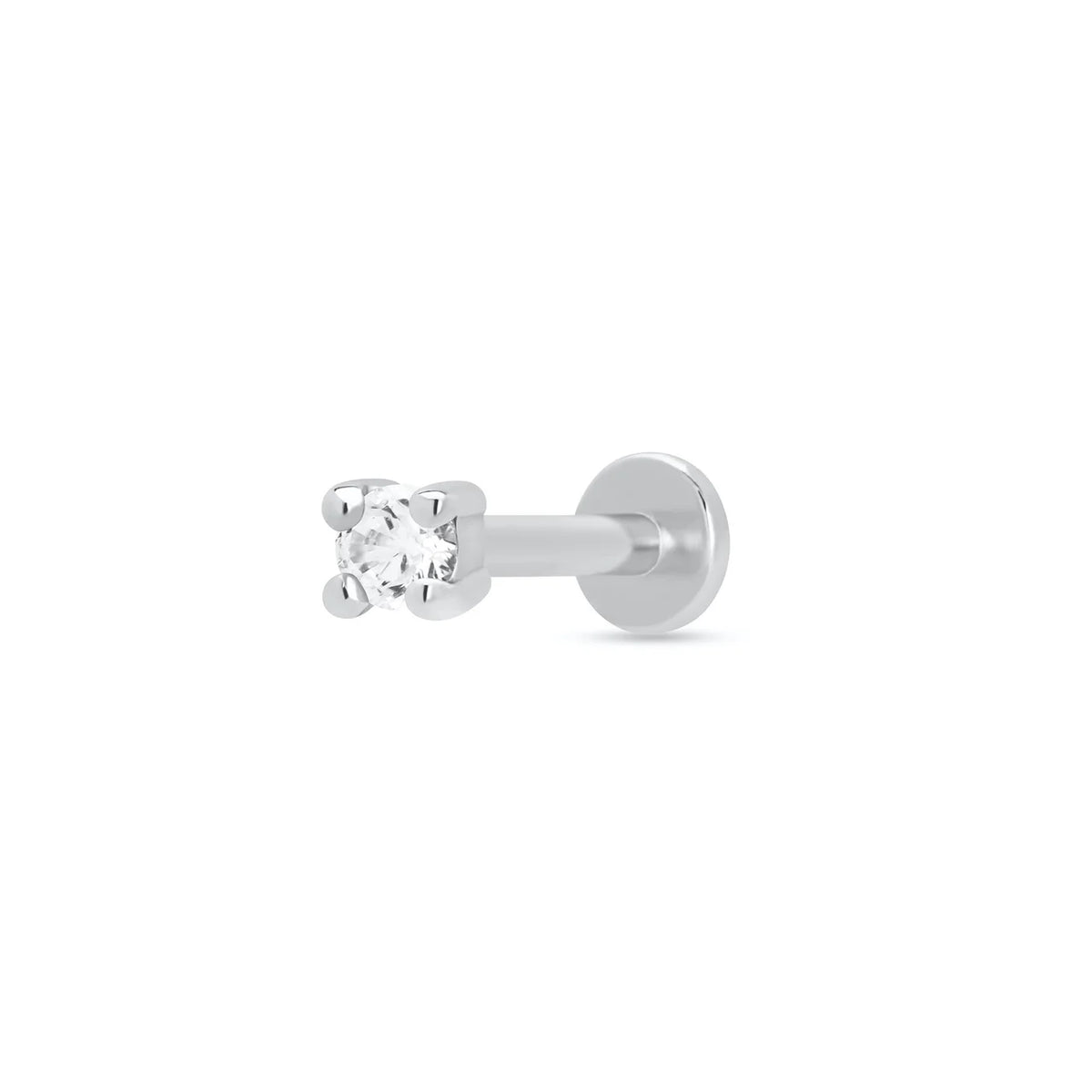 Scream Pretty Clear Stone Flat Back Earring