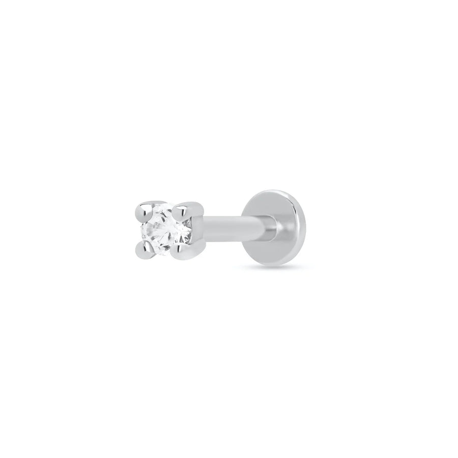 Scream Pretty Clear Stone Flat Back Earring