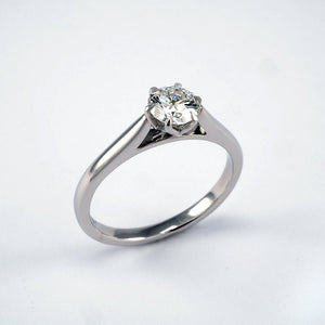 Six claw solitaire 0.50ct - Tustains Jewellers