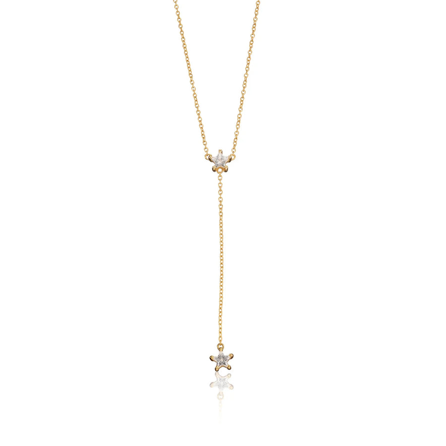 Scream Pretty Sparkling Star Drop Necklace