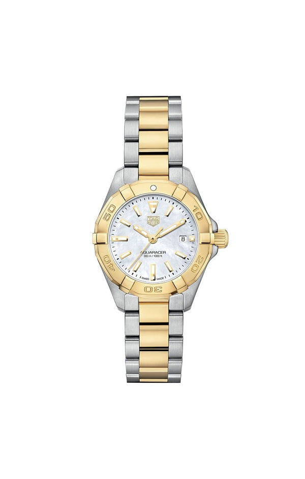 Tag Heuer - Aquaracer Quartz on Bi - Colour Bracelet - Tustains Jewellers