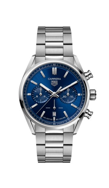 Tag Heuer - Carrera Calibre Heuer 02 on Stainless Steel Bracelet - Tustains Jewellers