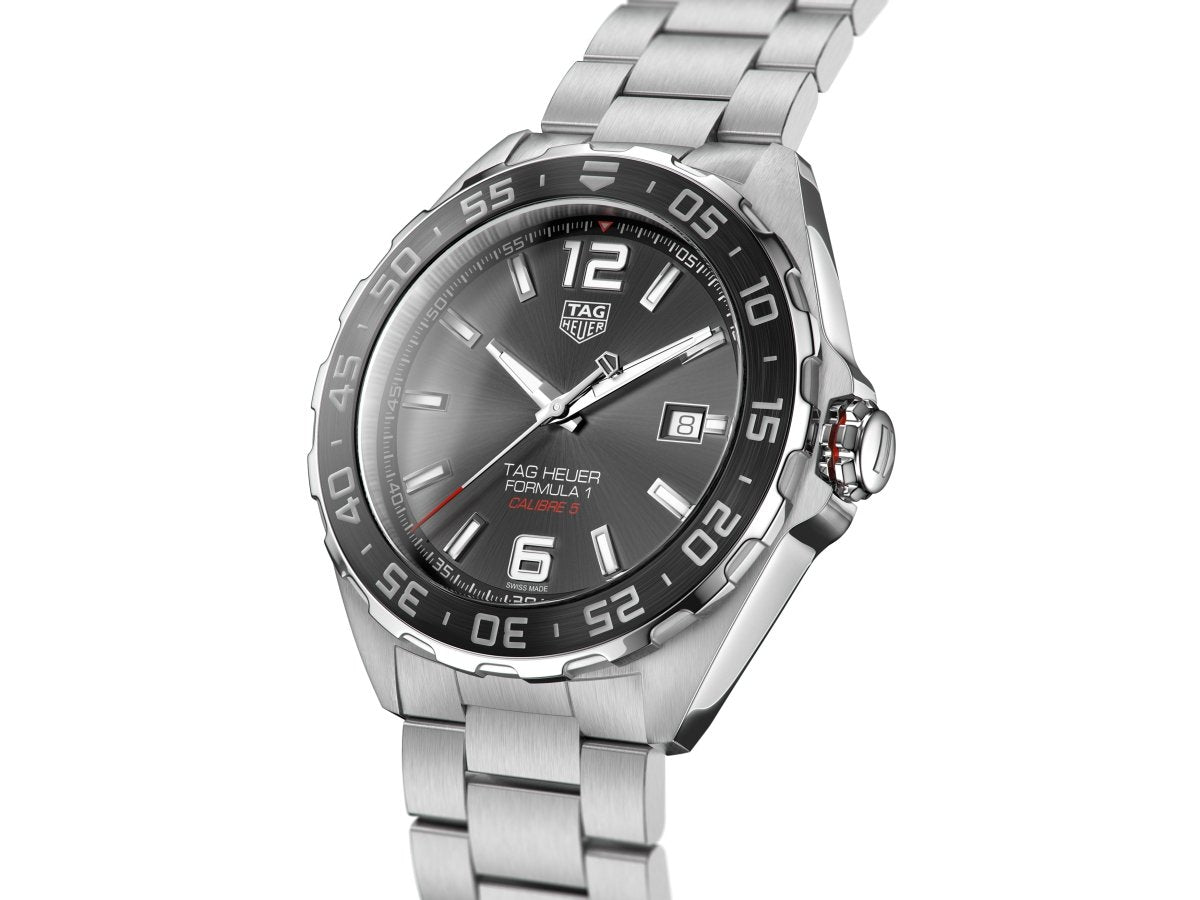 Tag Heuer - F1 Calibre 5 on Steel Bracelet - Tustains Jewellers