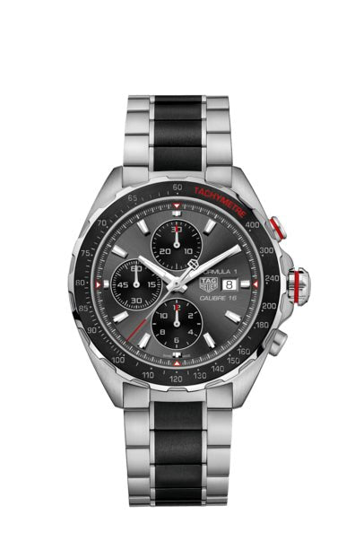 Tag Heuer - F1 Chronograph on Steel and Ceramic Bracelet - Tustains Jewellers