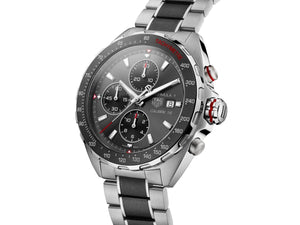 Tag Heuer - F1 Chronograph on Steel and Ceramic Bracelet - Tustains Jewellers