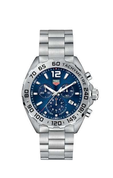 Tag Heuer - F1 Chronograph Quartz on Steel Bracelet - Tustains Jewellers