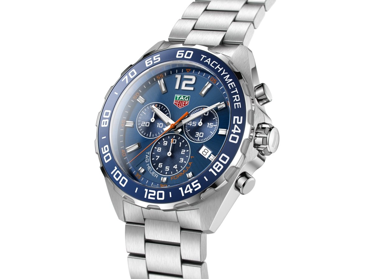 Tag Heuer - F1 Chronograph Quartz on Steel Bracelet - Tustains Jewellers