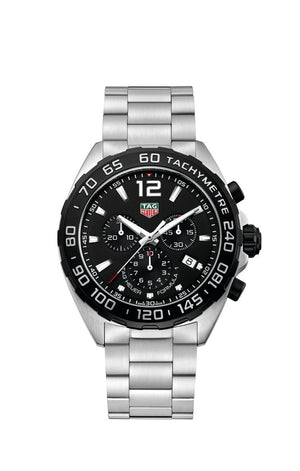 Tag Heuer - F1 Chronograph Quartz on Steel Bracelet - Tustains Jewellers